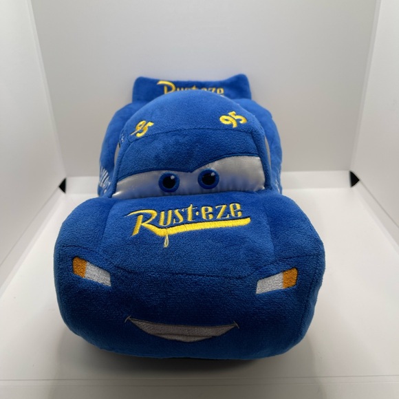 Disney Store Pixar Cars 3 Fabulous Lightning McQueen Blue 14" Plush - Picture 2 of 10